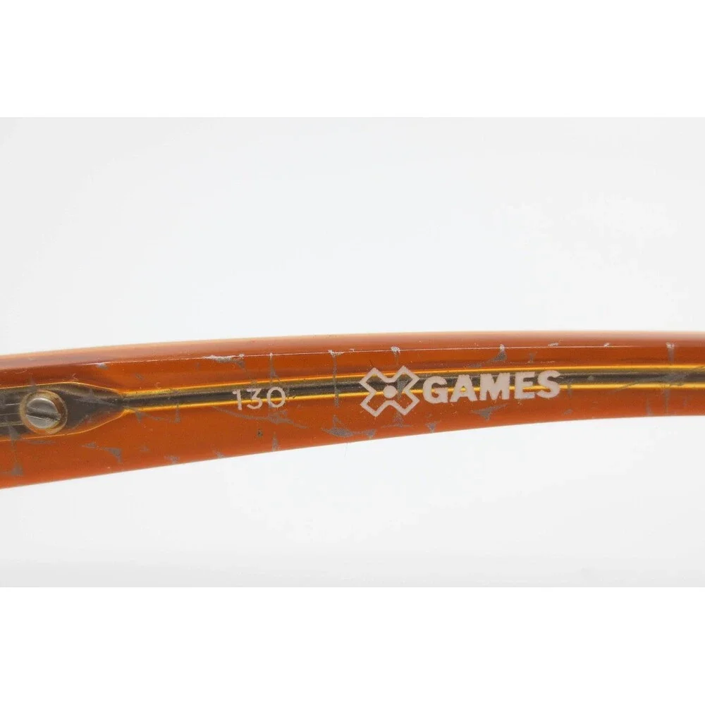 X Games Step Up 210 Eyeglasses Brown Orange Rectangle Metal Frame 46-18-130